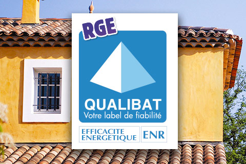 Certification Qualibat RGE pour la pose de menuiseries extérieures.